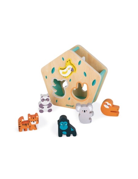 Scatola delle forme degli animali in legno - In collaborazione con il WWF