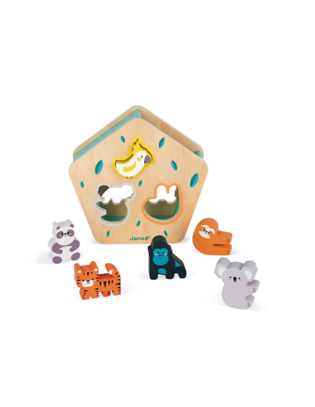 Scatola delle forme degli animali in legno - In collaborazione con il WWF