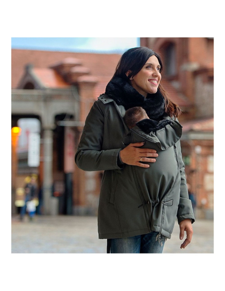 Giacca per portare Wombat - Wallaby - Grigio