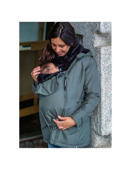 Giacca per portare Wombat - Wallaby - Grigio