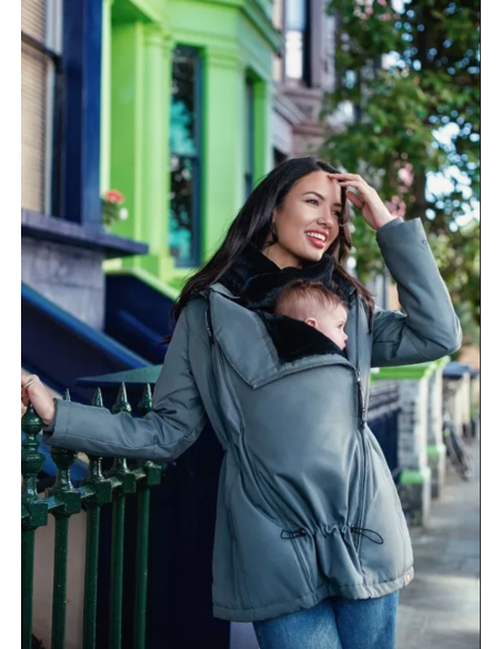 Giacca per portare Wombat - Wallaby - Grigio