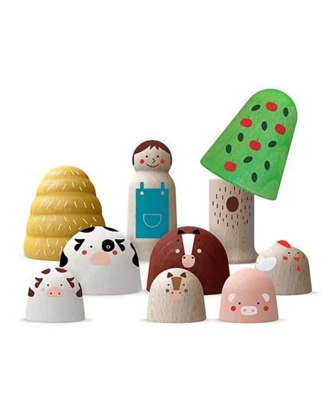 My Wooden World Forest - Personaggi della Fattoria