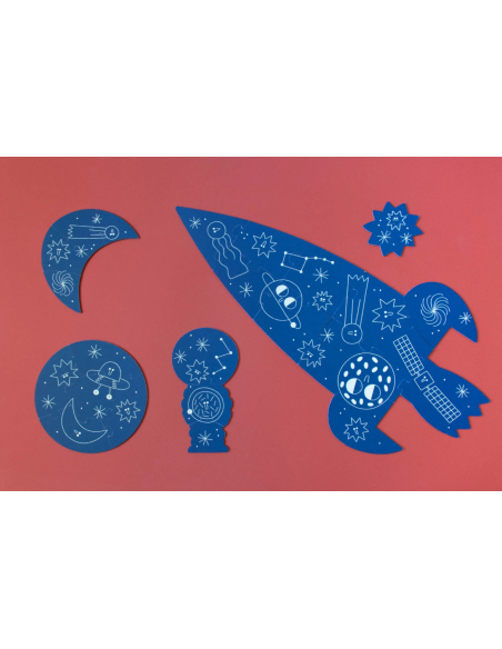 Puzzle Valentina in Space