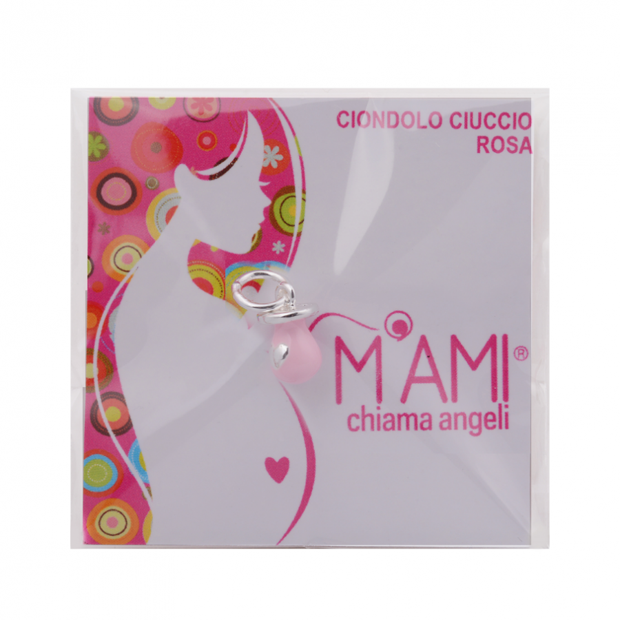 Ciondolo M’AMI Ciuccio rosa 2