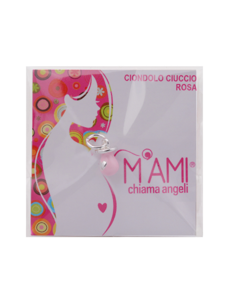 Ciondolo M’AMI Ciuccio rosa