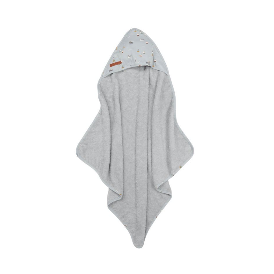 Asciugamano accappatoio con cappuccio Sailors Bay Blue