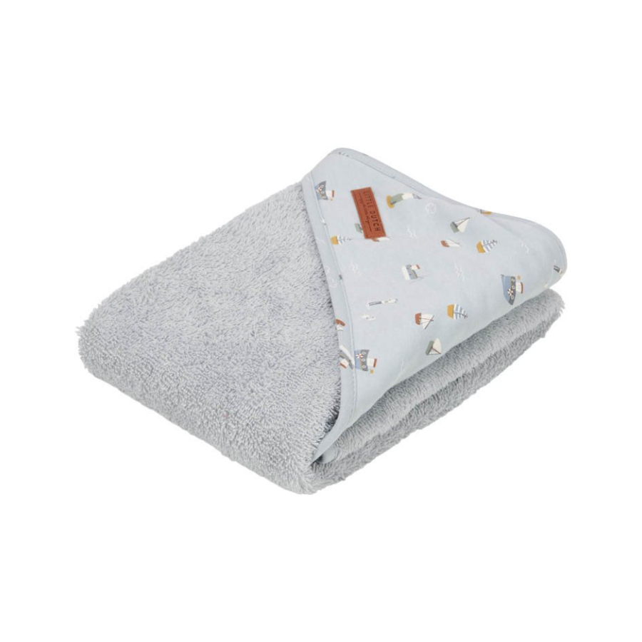 Asciugamano accappatoio con cappuccio Sailors Bay Blue 2